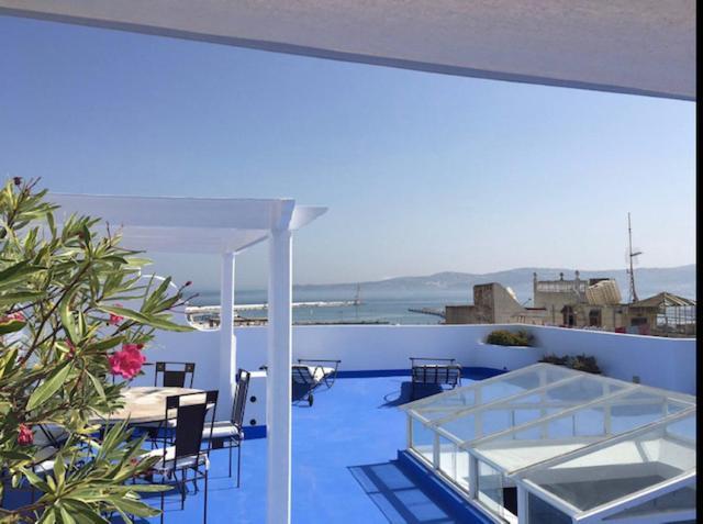 Tanger *Riad El Pacha* Riad Avec Vu Sur La Mer מראה חיצוני תמונה